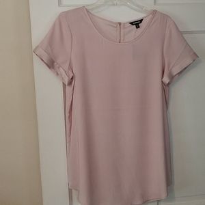 Silky pink tee